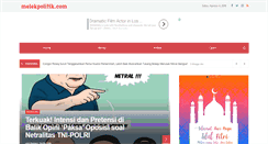 Desktop Screenshot of melekpolitik.com